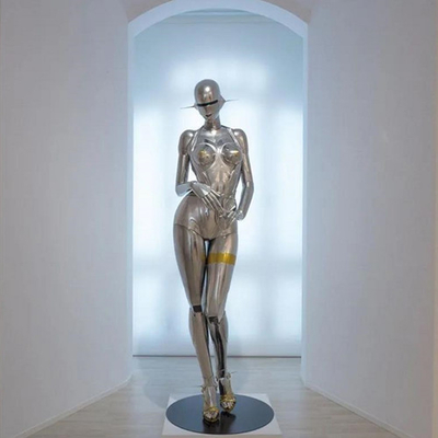 scultura decorativa di Props Human Figure del modello del metallo del negozio dell'esposizione della finestra
