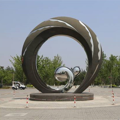 Grande Coral Decorative Metal Sculpture scolpita per il giardino del paesaggio