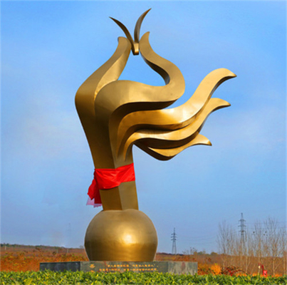 Scultura d'ottone di Art Sculpture Decorative Metal Hand del grande estratto bronzeo