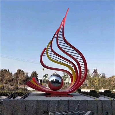 La scultura all'aperto moderna di Art Corten Stainless Steel Abstract ha personalizzato graduato