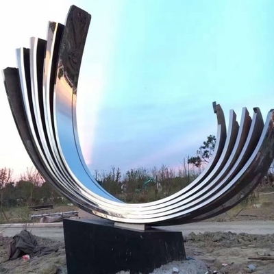 Estratto moderno Art Decorative Garden Metal Sculpture Exterieur del vento cinetico