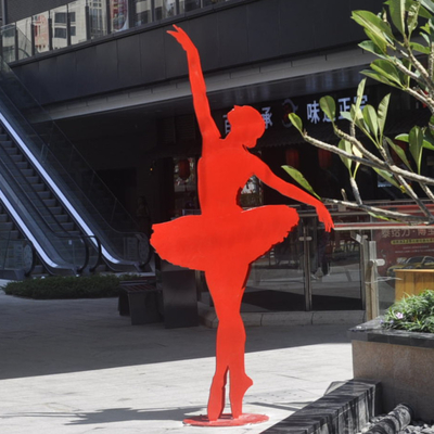 Uomo di camminata Art Sculpture di Sculpture Stainless Steel del ballerino di balletto della ragazza