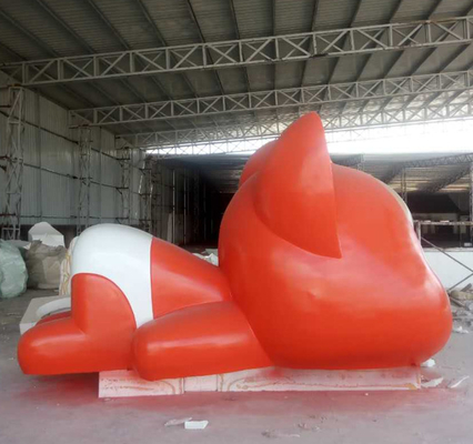 Decorazione del giardino della plaza di Ali Fibreglass Cartoon Character Sculpture