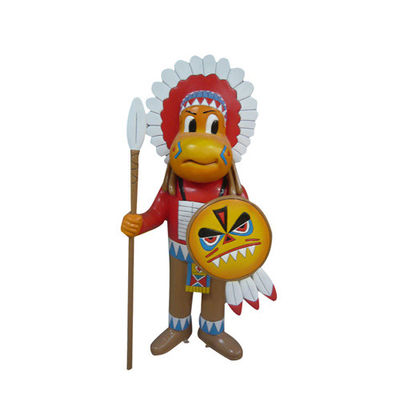 La vetroresina su ordinazione a grandezza naturale scolpisce la scultura impermeabile del personaggio dei cartoni animati