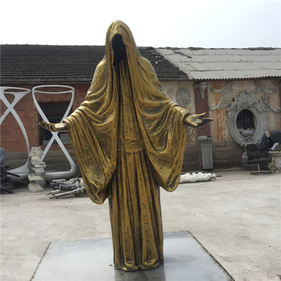 Statue all'aperto della vetroresina di Azrael Halloween di morte 80cm 120cm 150cm 180cm