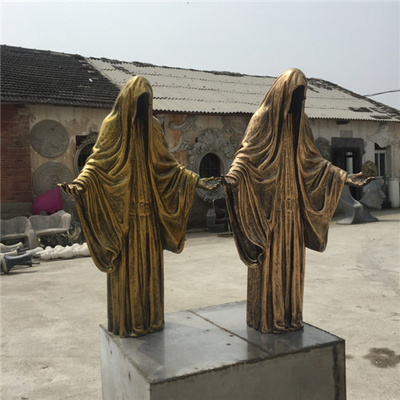 Statue all'aperto della vetroresina di Azrael Halloween di morte 80cm 120cm 150cm 180cm