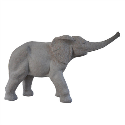 L'animale del giardino della vetroresina scolpisce la statua di pietra decorativa del giardino dell'elefante