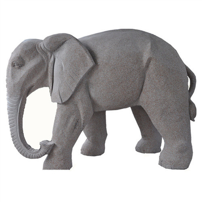L'animale del giardino della vetroresina scolpisce la statua di pietra decorativa del giardino dell'elefante