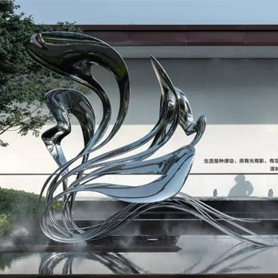 Le sculture all'aperto del giardino della plaza sottraggono Art Stainless Steel moderno