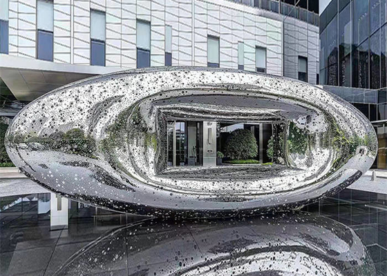 Il giardino all'aperto del metallo dell'estratto scolpisce Art Mirrored gli ss 316L per l'entrata