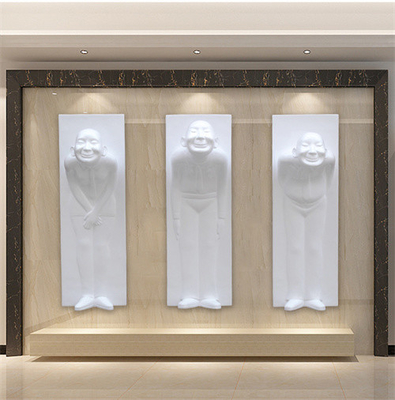 Usher Wall Mounted Sculptures Fiberglass benvenuto che appende per la decorazione dell'hotel