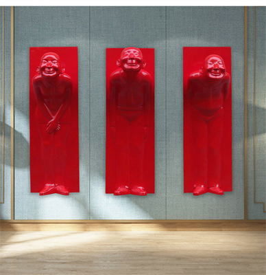 Usher Wall Mounted Sculptures Fiberglass benvenuto che appende per la decorazione dell'hotel