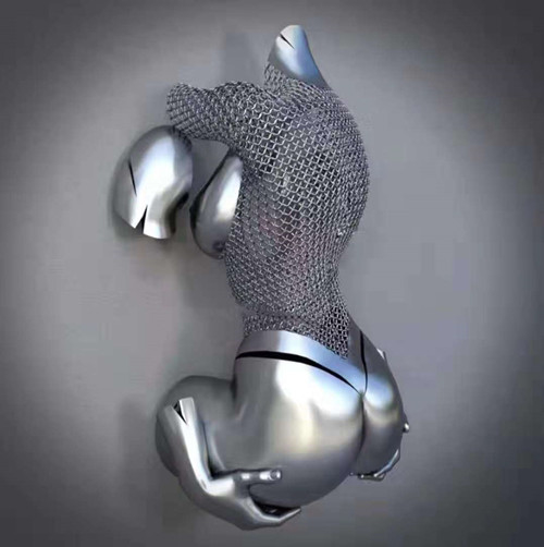 316 304 sculture domestiche della decorazione del corpo sexy d'acciaio per l'attaccatura sulla parete
