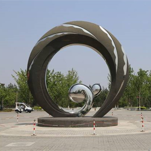 Grande Coral Decorative Metal Sculpture scolpita per il giardino del paesaggio
