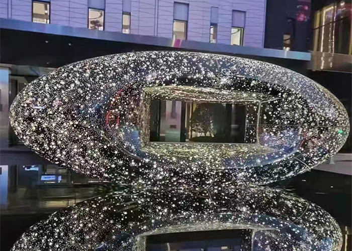 Il giardino all'aperto del metallo dell'estratto scolpisce Art Mirrored gli ss 316L per l'entrata